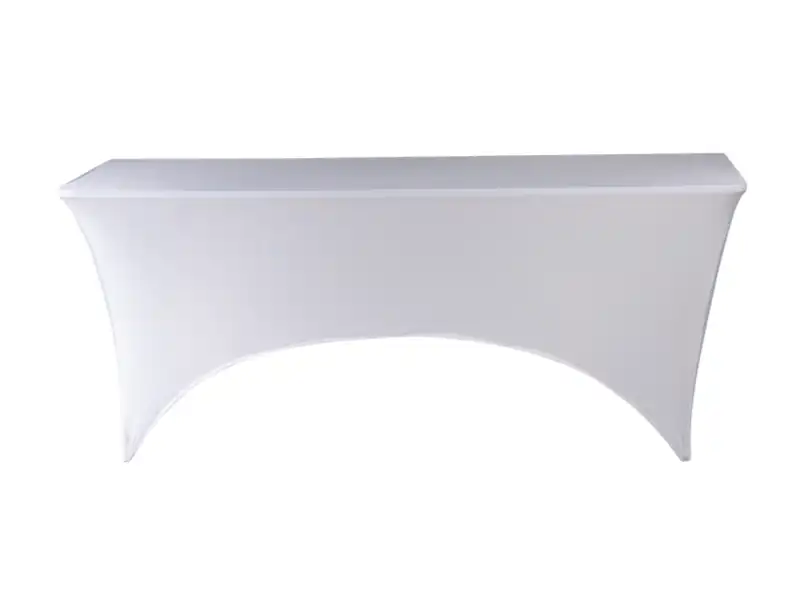 Classroom Table Stretchable Cloth - White