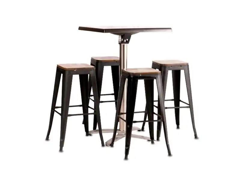 Foldable Metal Cocktail Table for rent