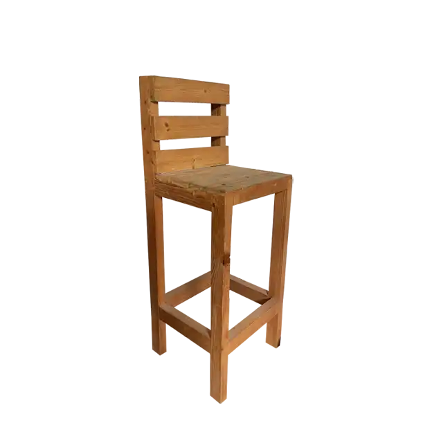 Lonan Solid Wood High Chair ATHOOR-SKU-000175