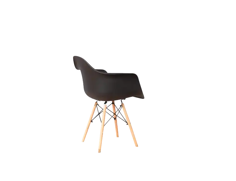 Scandinavian Black Armchair for rent