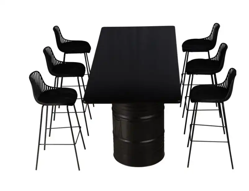 Oil Barrel Bar High Table for rent