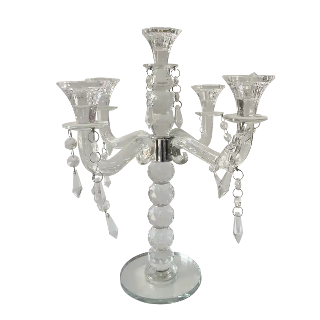 5 Crystal Candle Holder for rent