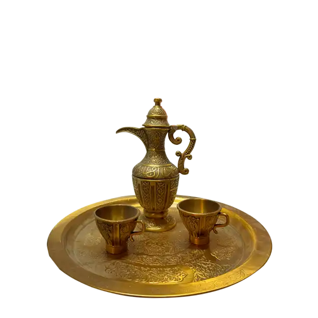 Golden Tea set for rent