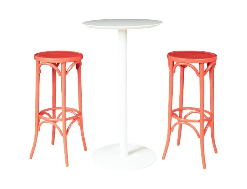 Bentwood Bar stool - Red for rent