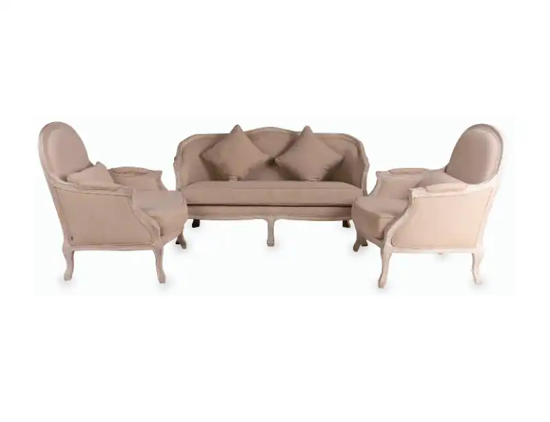 Provence Two Seater Sofa - Beige for rent