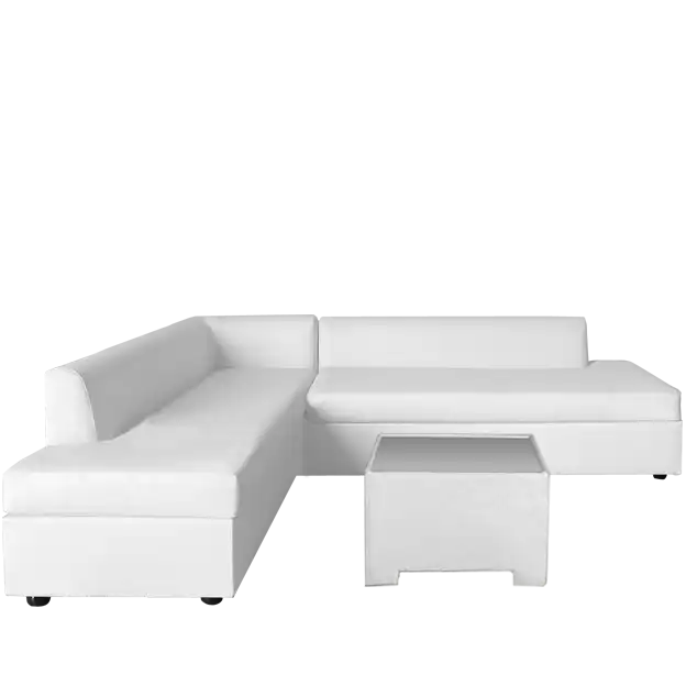 White Sofa chair rental in Dubai By Athoor Rentas