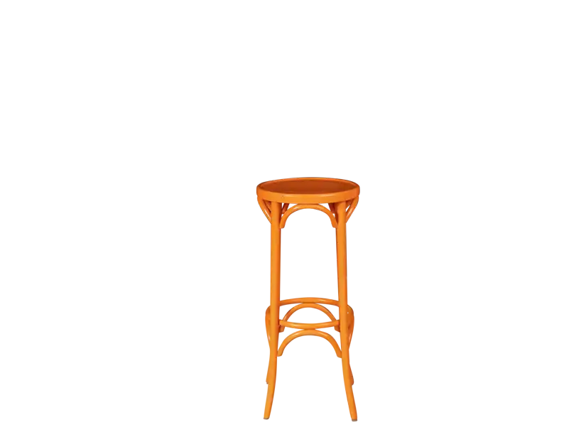 Bentwood Bar stool - Orange for rent