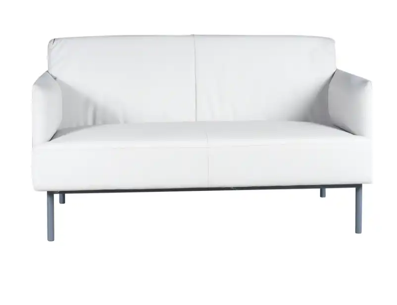 Diviano Single Seater Leather Sofa - Gray for rent