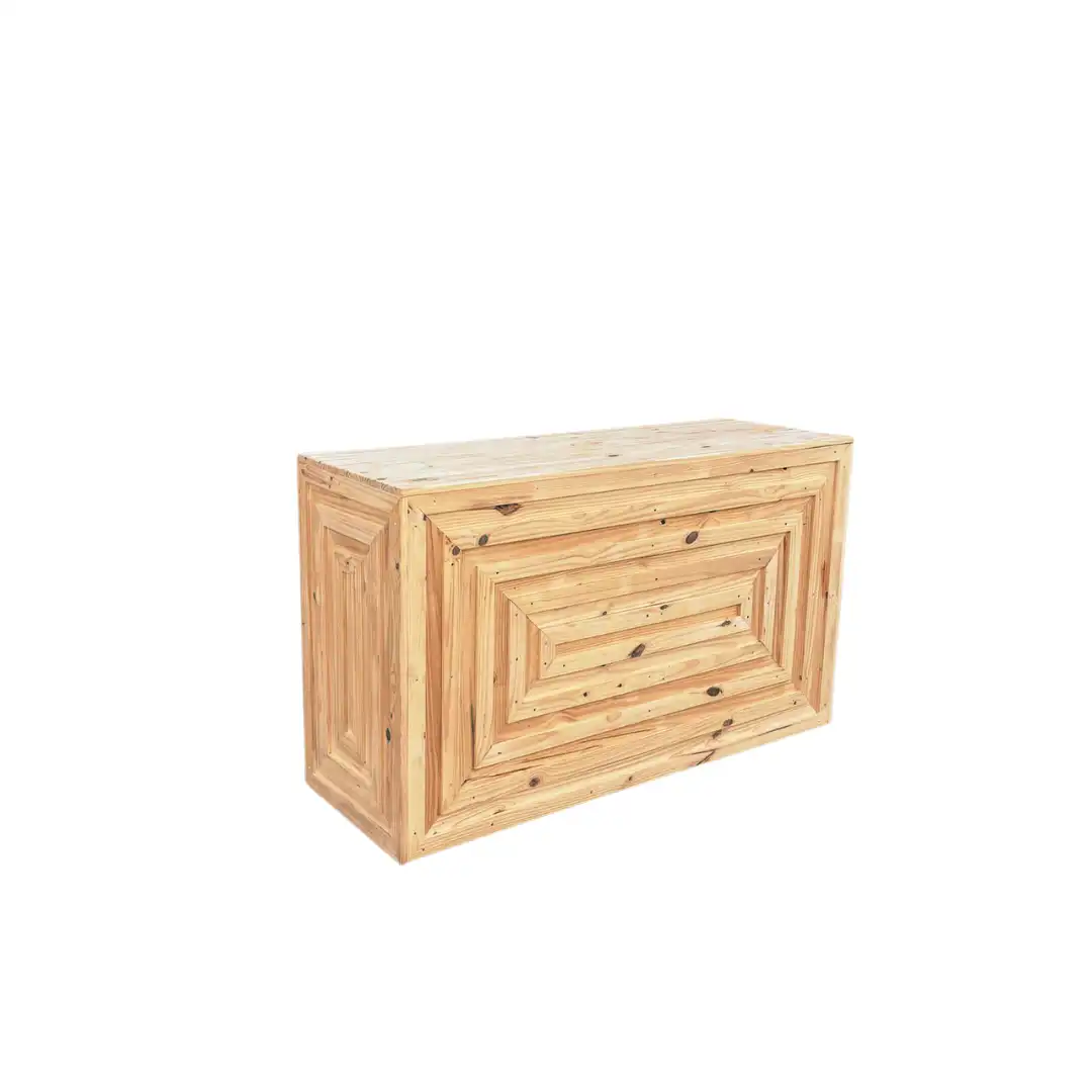 Labyrinth Wooden Bar Counter (1.8 Meters) ATHOOR-SKU-000786