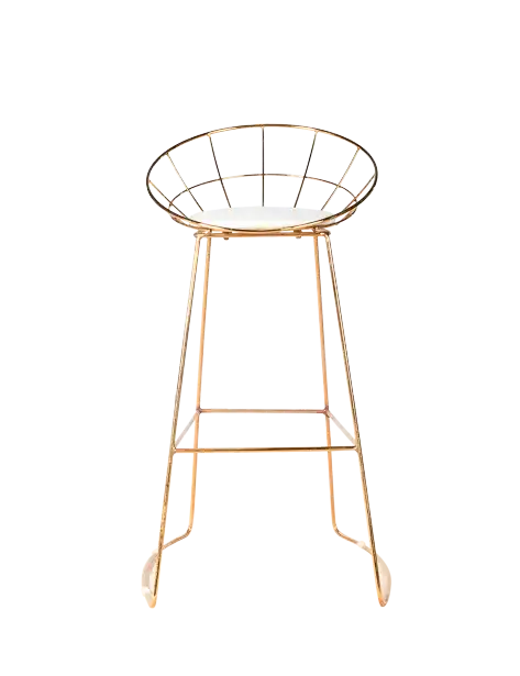 Wired Bar stool - Gold for rent