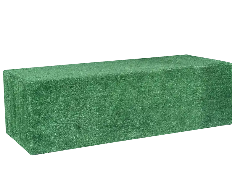 Rectangular Grass Ottoman for rent