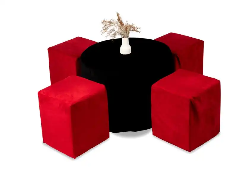 Red Ottoman for rent