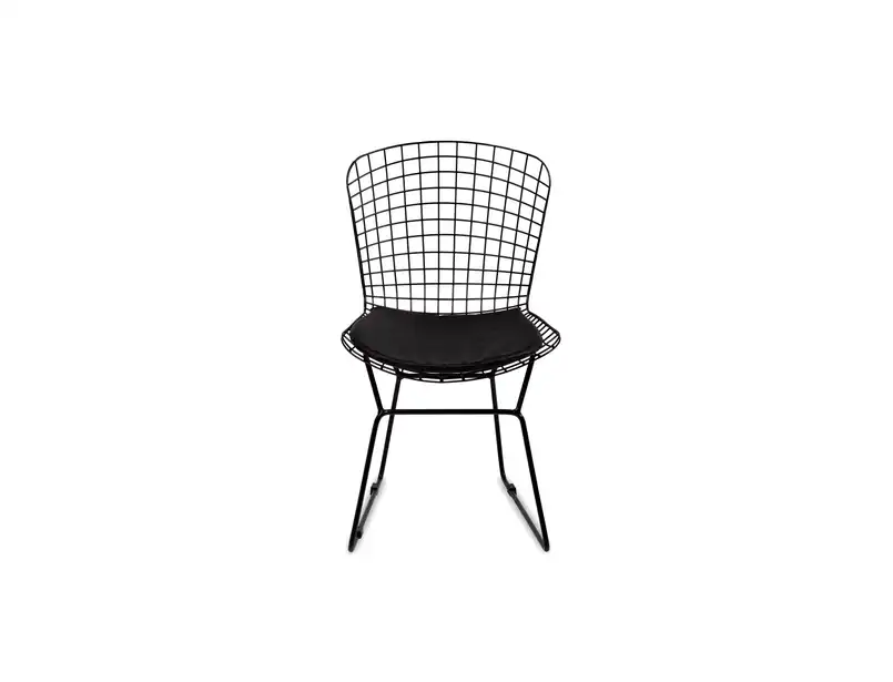 Mesh Metal Black Chair for rent