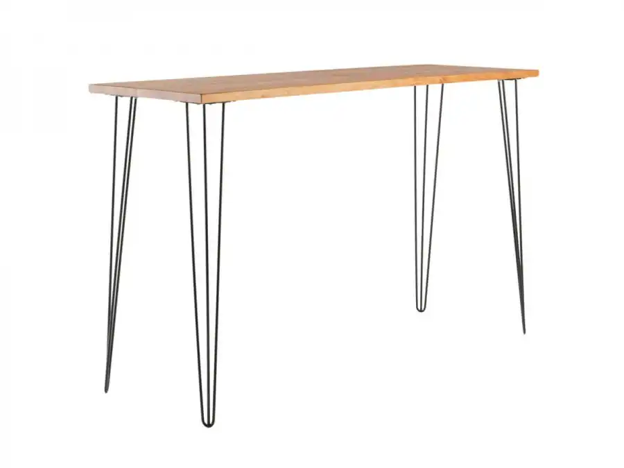 Hairpin Rectangular Cocktail Table - Black Legs