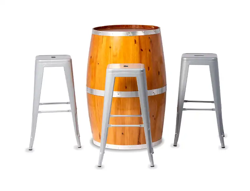 Baxton Bar Stool - Gray for rent