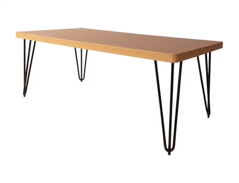 Hairpin Dinning Table Black Legs