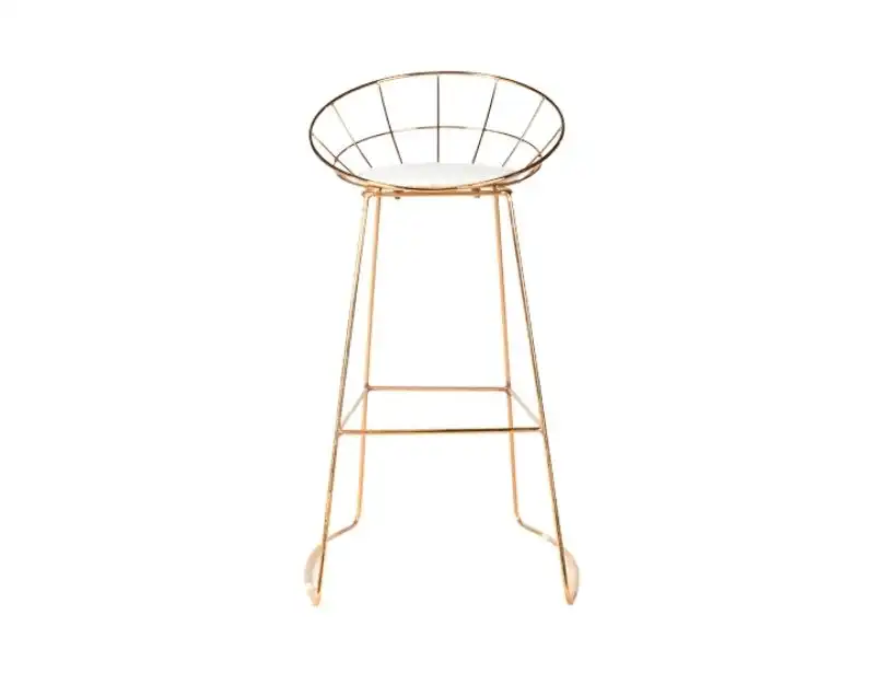 Wired Bar stool - Gold for rent