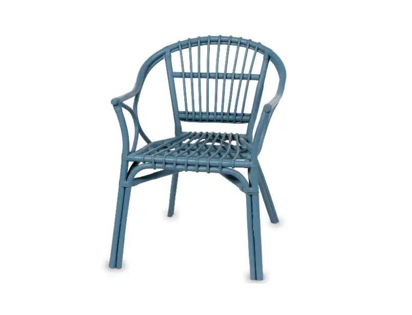 Bamboo Chairs- Blue