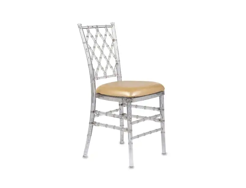 Acrylic Chiavari Crisscross Chair for rent