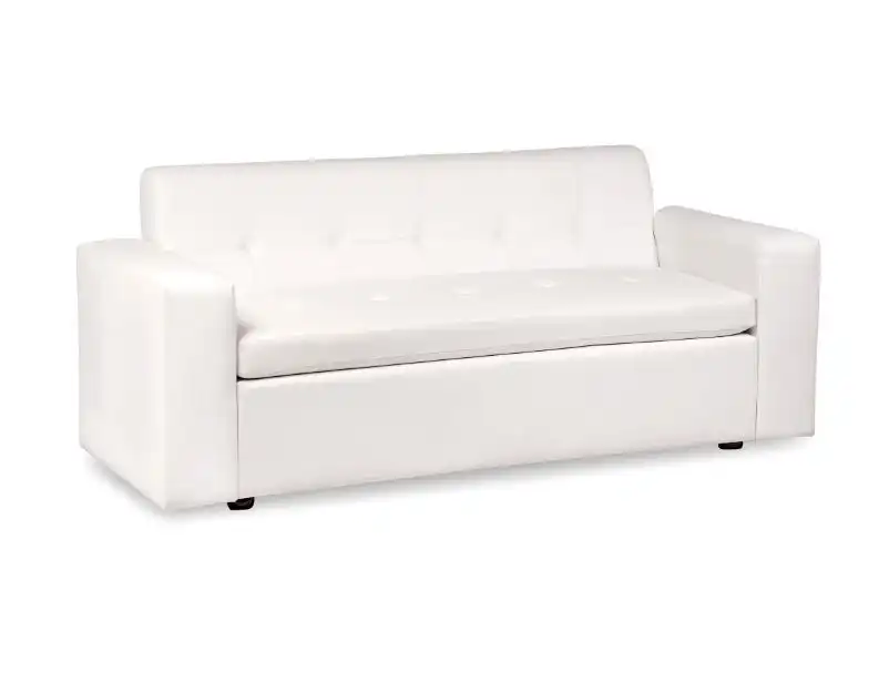 VIP Three Seater Sofa -White for rent