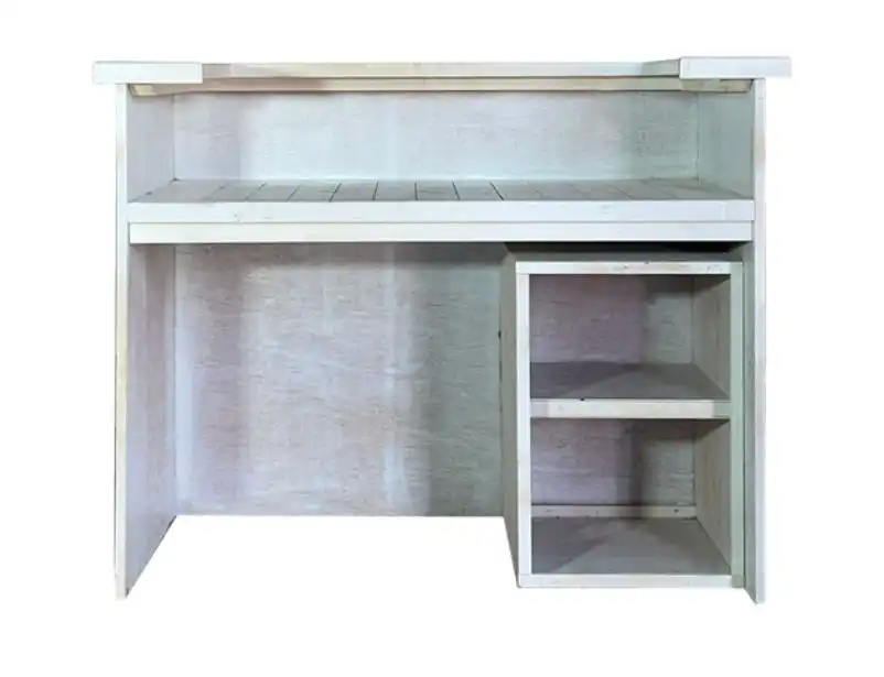 Rustic White Wash Bar Counter for rent