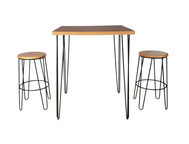 Hairpin Bar stool Black Leg for rent