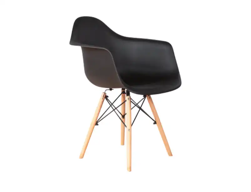 Scandinavian Black Armchair for rent