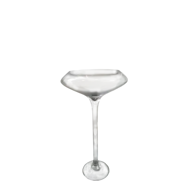 Tall Martini Glass Centerpiece for rent