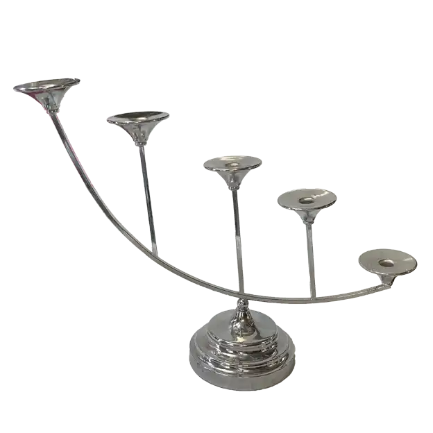 Multi Level Half Round Moon Candle Holder for rent