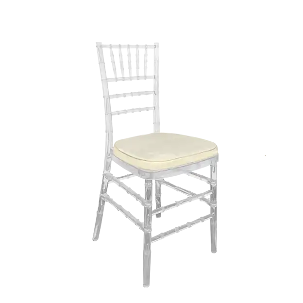 Acrylic Chiavari Chair-Beige Cushion ATHOOR-SKU-000008