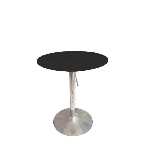 Black Top Bar Table (Adjustable)