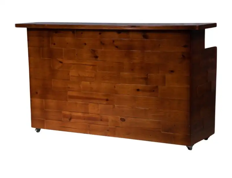 Wooden Bricks Bar Counter for rent