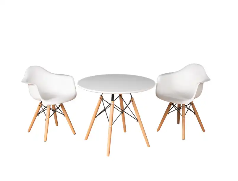 Scandinavian Round Dining Table (D60 x H70) for rent