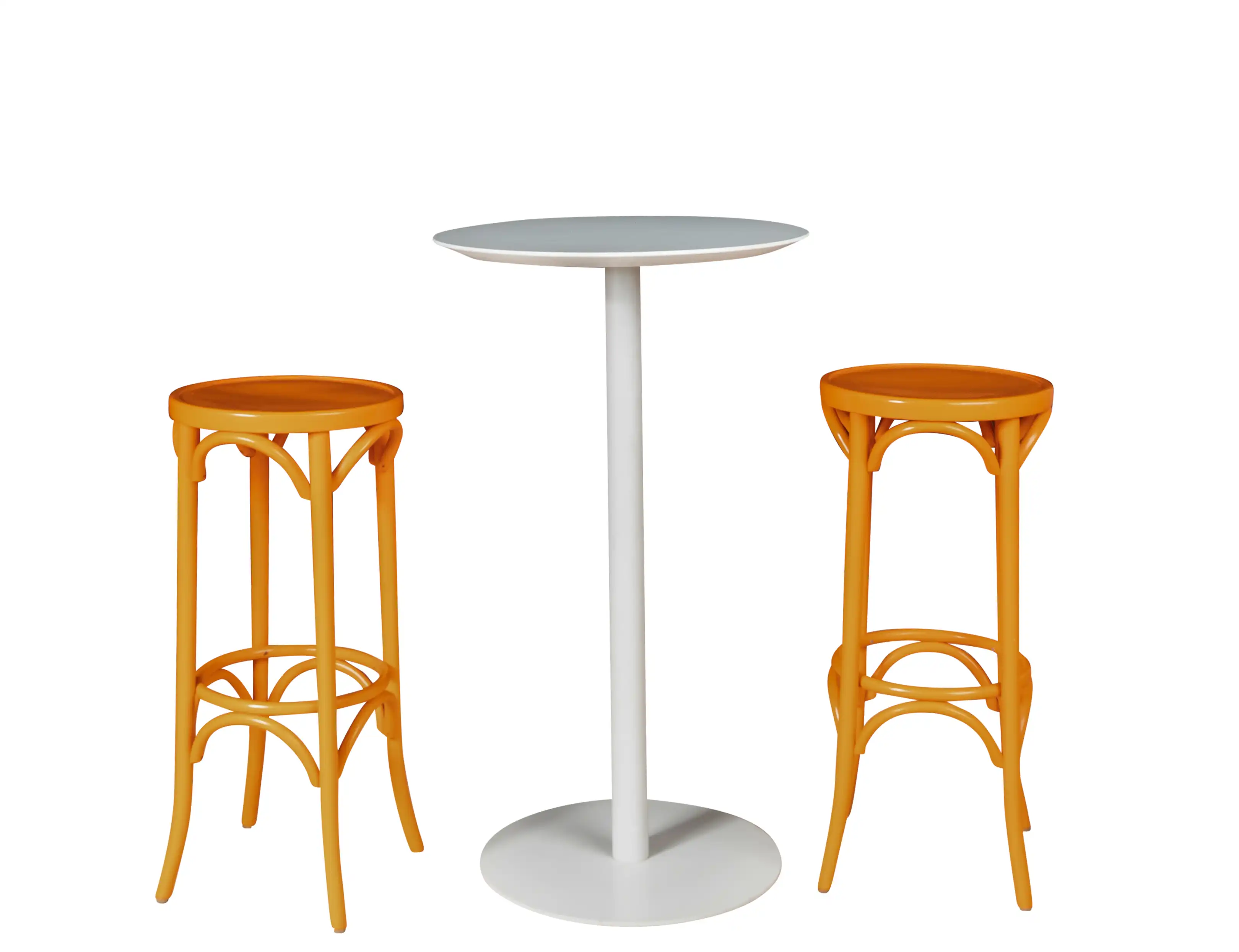 Bentwood Bar stool - Orange for rent