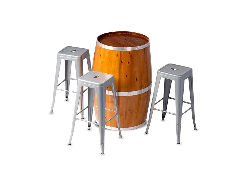 Baxton Bar Stool - Gray for rent