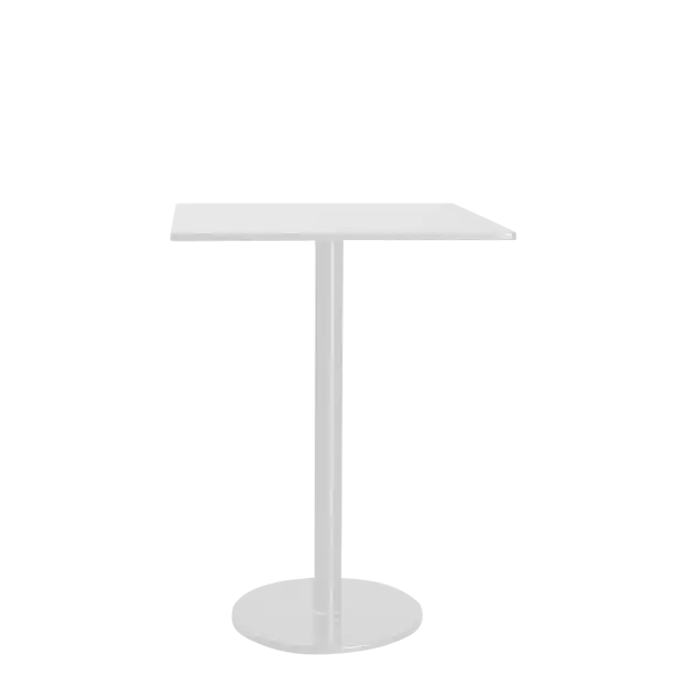 Square Top White Cocktail Table
