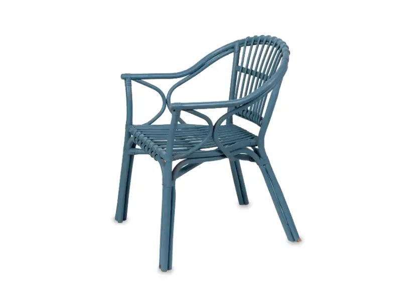 Bamboo Chairs- Blue for rent