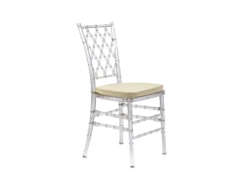 Acrylic Chiavari Crisscross Chair for rent