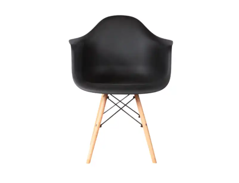 Scandinavian Black Armchair