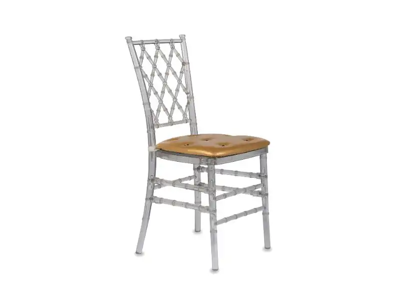 Acrylic Chiavari Crisscross Chair for rent