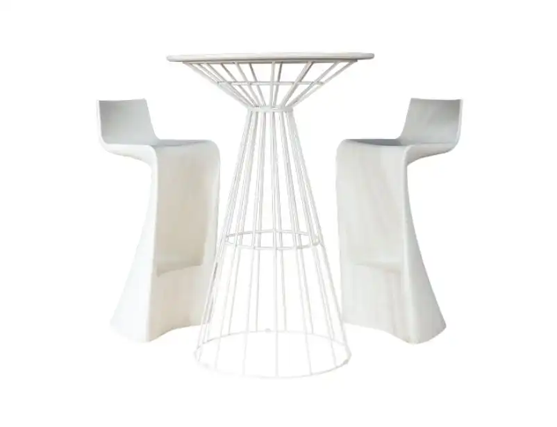 Slim Bar stool - White for rent