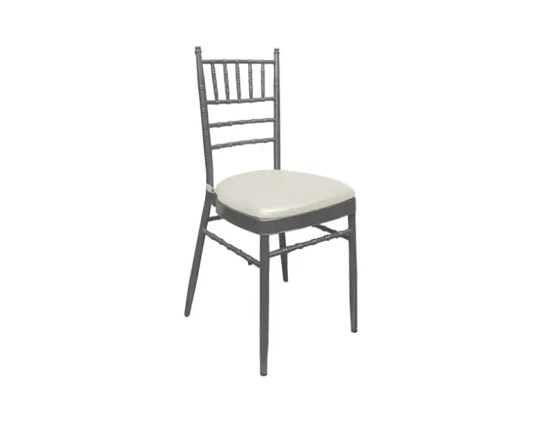 Chiavari Silver chair for rent