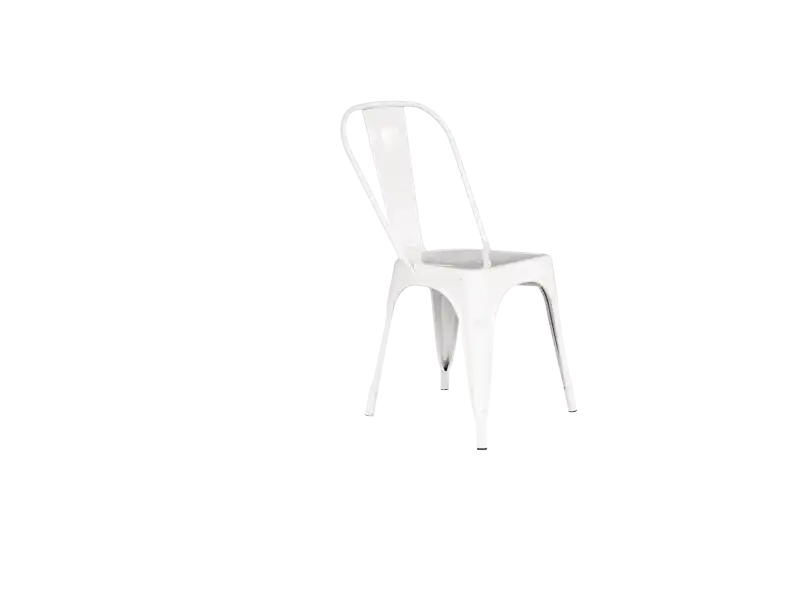 Metal Chair - White