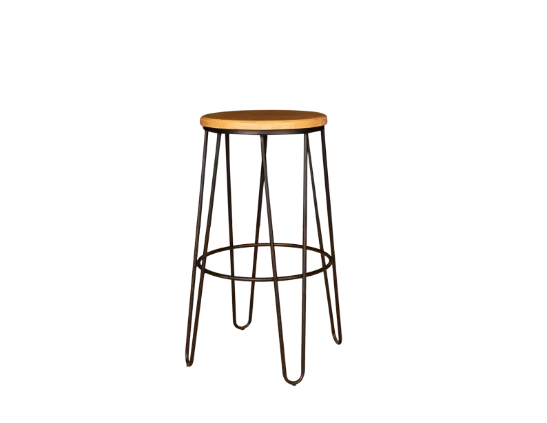 Hairpin Bar stool Black Leg