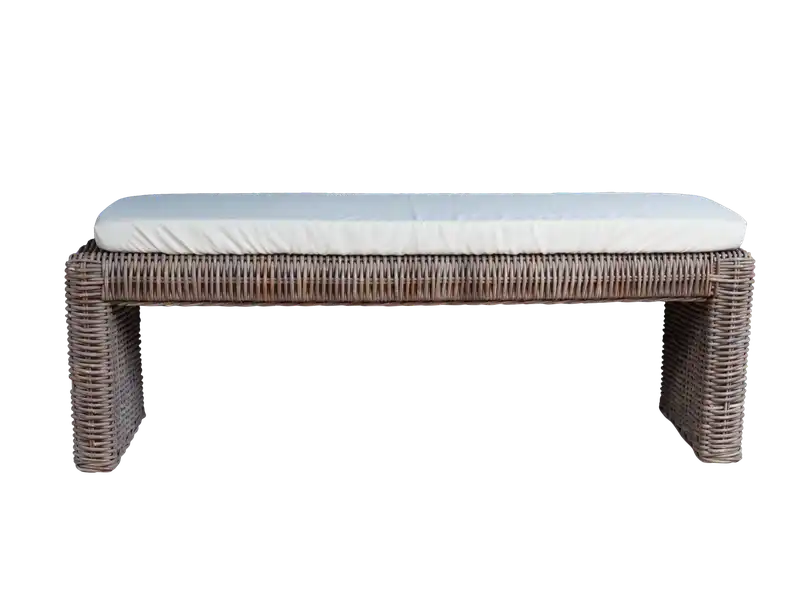 Rattan Wicker Bench for rent