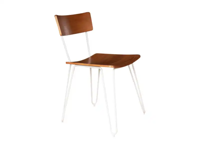 Hairpin Buffet Chair - White Legs