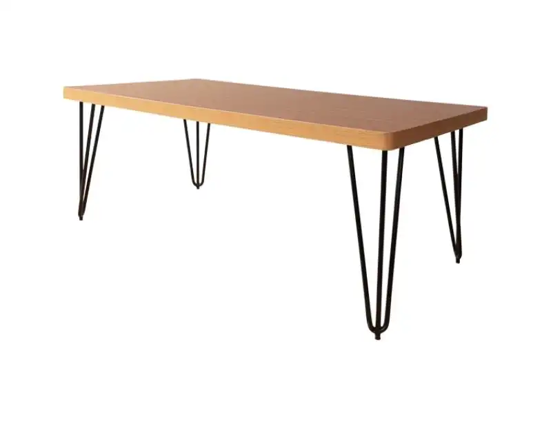 Hairpin Dinning Table Black Legs