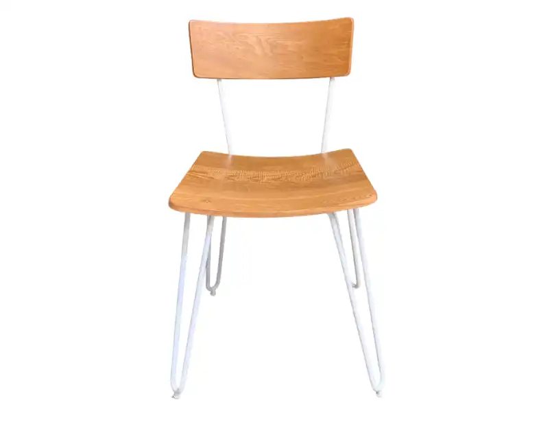 Hairpin Dining Chair White Legs