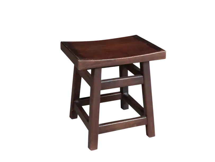 Square Rustic Old Stool for rent