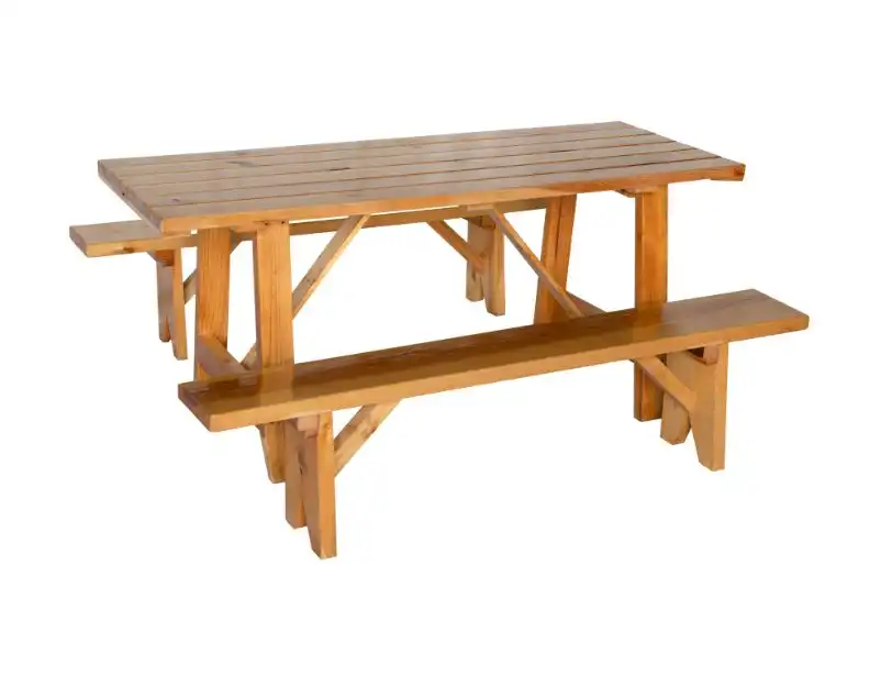 Garden Picnic Table with Benches for rent